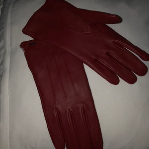 Red Leather Coach Clothes